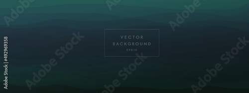 abstract wavy lines geometric trendy gradient background natural dark green combined color. Modern template for poster business card landing page website. vector illustration eps 10