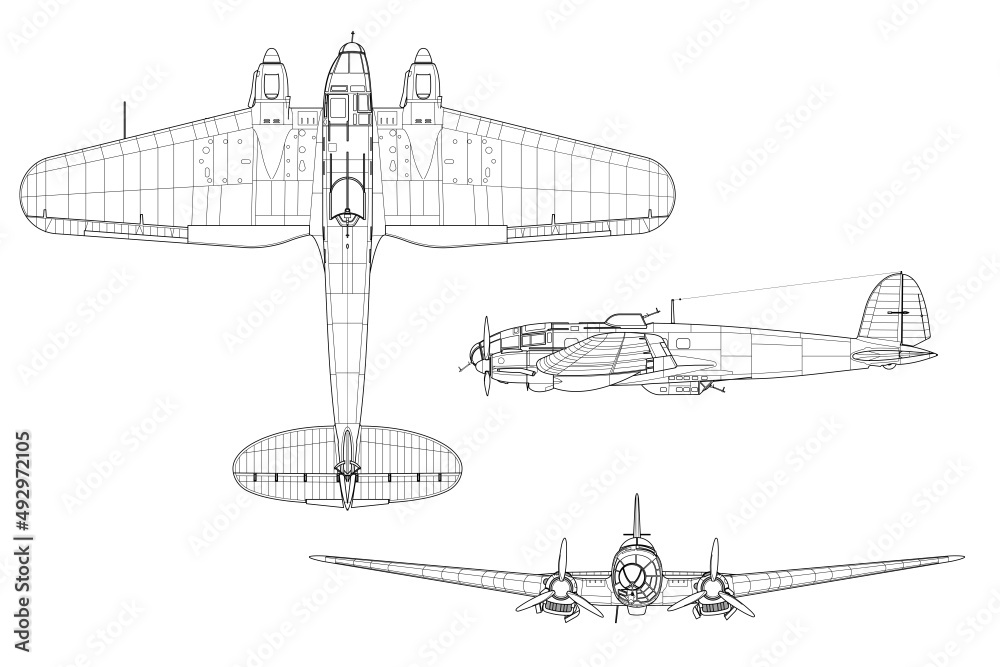Bombardero He-111 Bombardero He-111