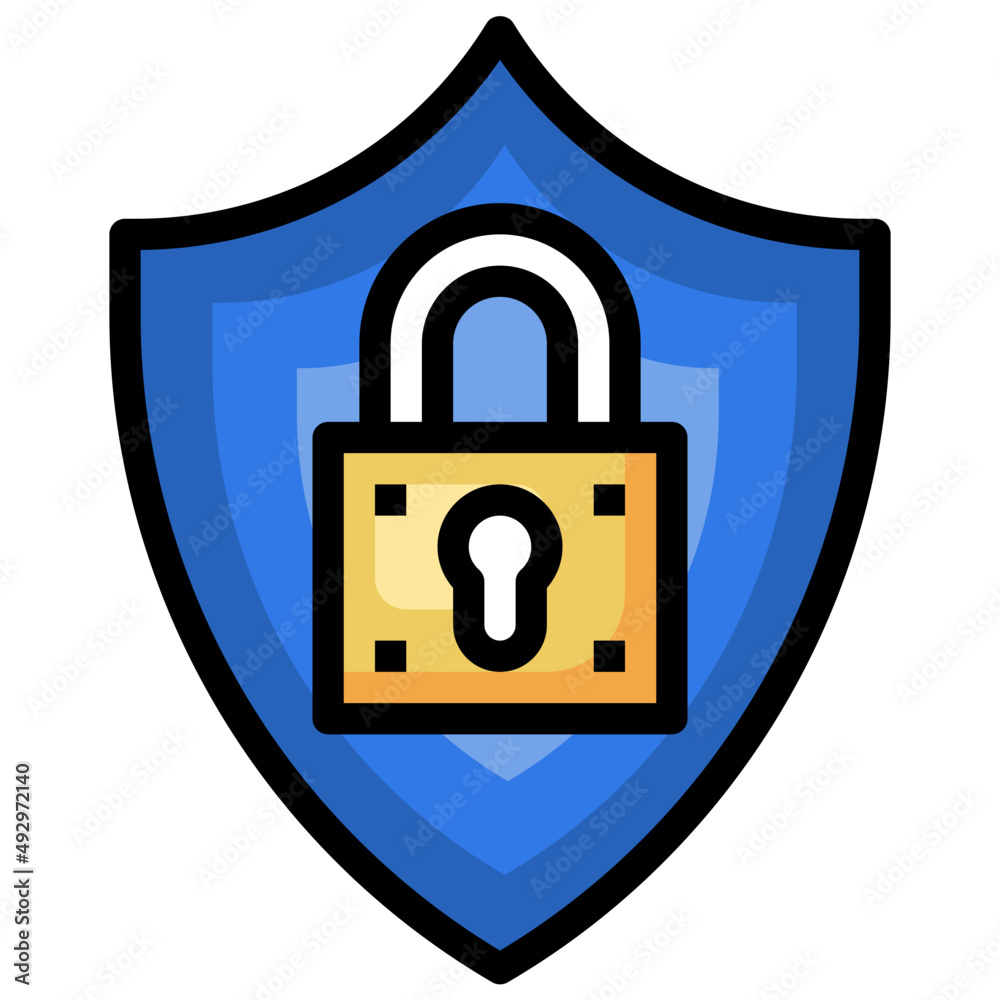 SHIELD filled outline icon,linear,outline,graphic,illustration SHIELD filled outline icon,linear,outline,graphic,illustration