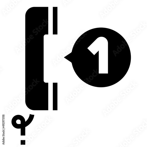 MISSED CALL glyph icon,linear,outline,graphic,illustration