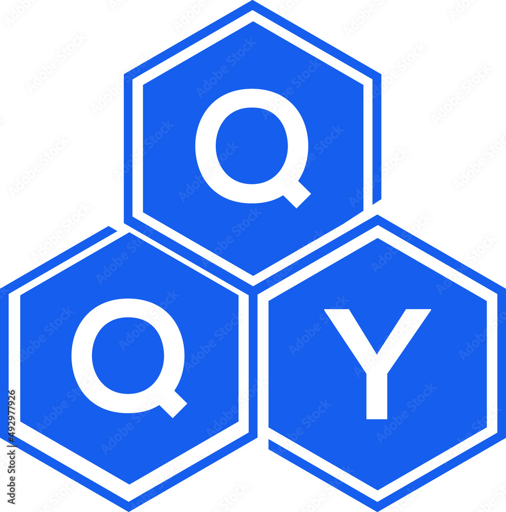 QQY letter logo design on black background. QQY creative initials letter logo concept. QQY letter design. QQY letter logo design on black background. QQY creative initials letter logo concept. QQY letter design.