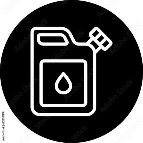 oil glyph icon