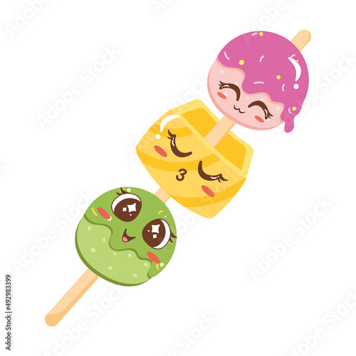 dango japanese kawaii food
