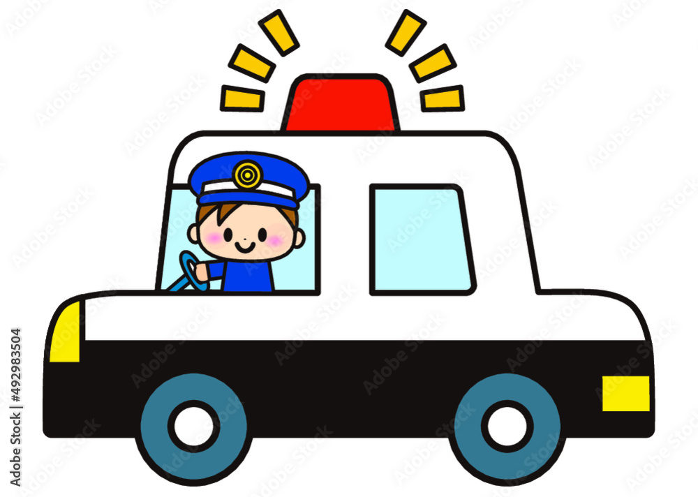 パトカー,警察官,警察,乗り物,お巡りさん,人物,男性,自動車,敬礼,車,働く車,可愛い,交通,子供向け,運転 パトカー,警察官,警察,乗り物,お巡りさん,人物,男性,自動車,敬礼,車,働く車,可愛い,交通,子供向け,運転