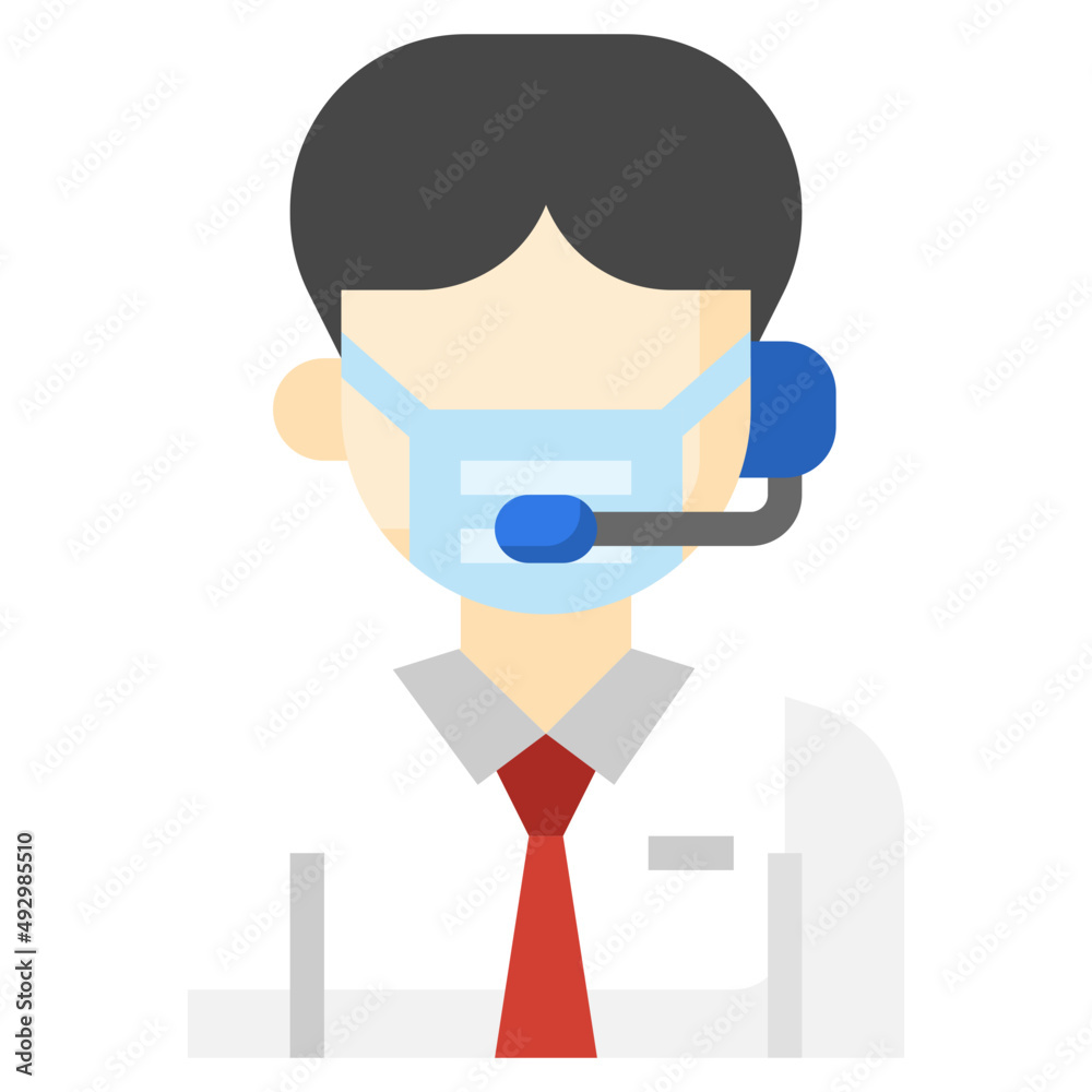 CALL CENTER AGENT flat icon,linear,outline,graphic,illustration CALL CENTER AGENT flat icon,linear,outline,graphic,illustration