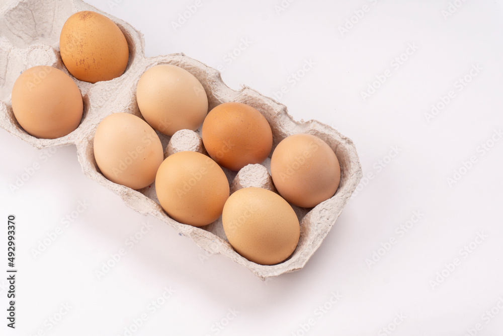 Organic chicken eggs on the table. Eggs are good for everyone and health. Farm products, natural eggs. Organic chicken eggs on the table. Eggs are good for everyone and health. Farm products, natural eggs.