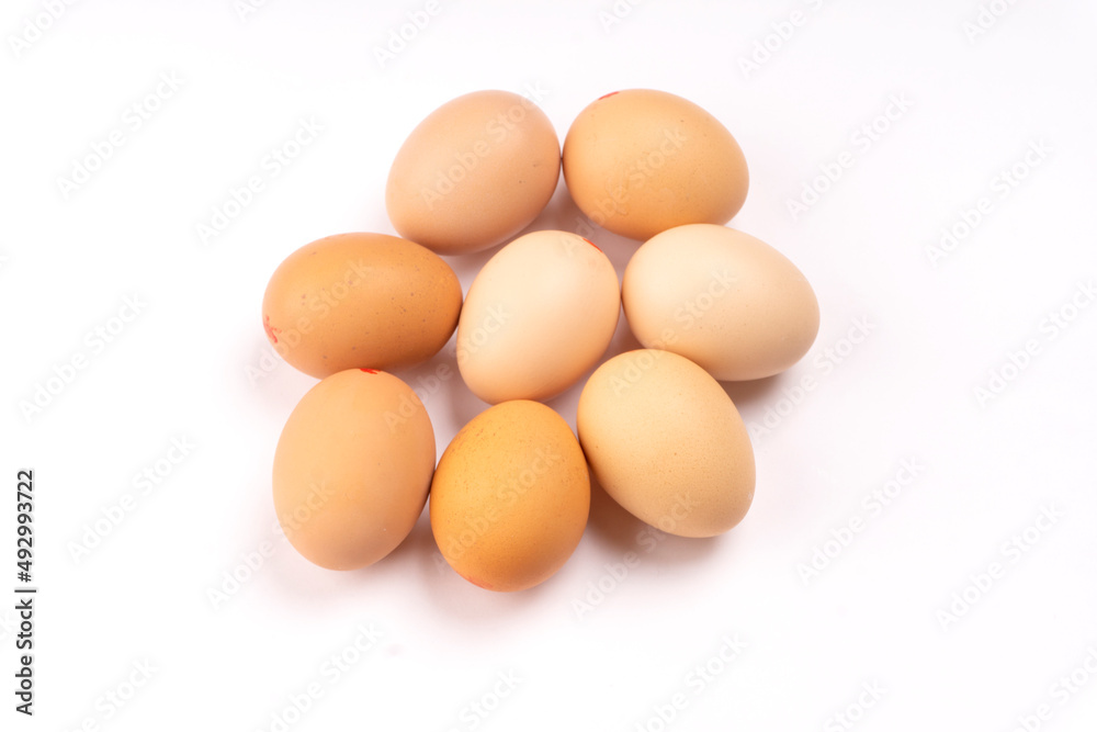 Organic chicken eggs on the table. Eggs are good for everyone and health. Farm products, natural eggs. Organic chicken eggs on the table. Eggs are good for everyone and health. Farm products, natural eggs.