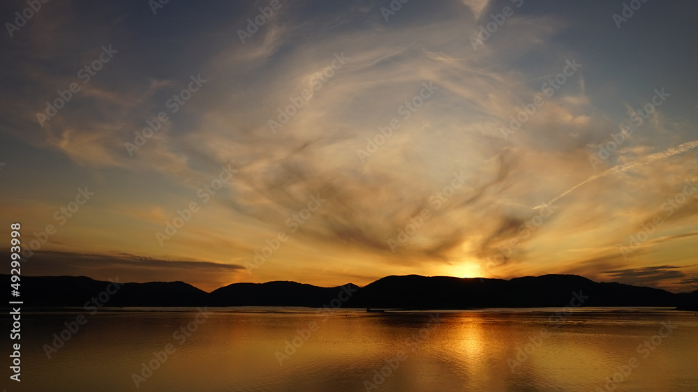 Scottish River Sunset