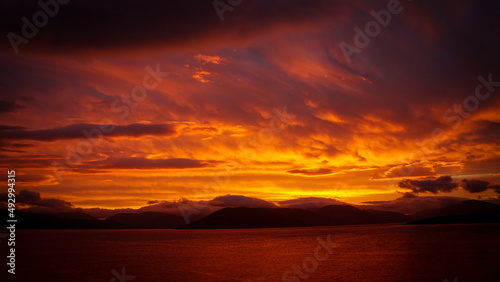 Scottish River Sunset