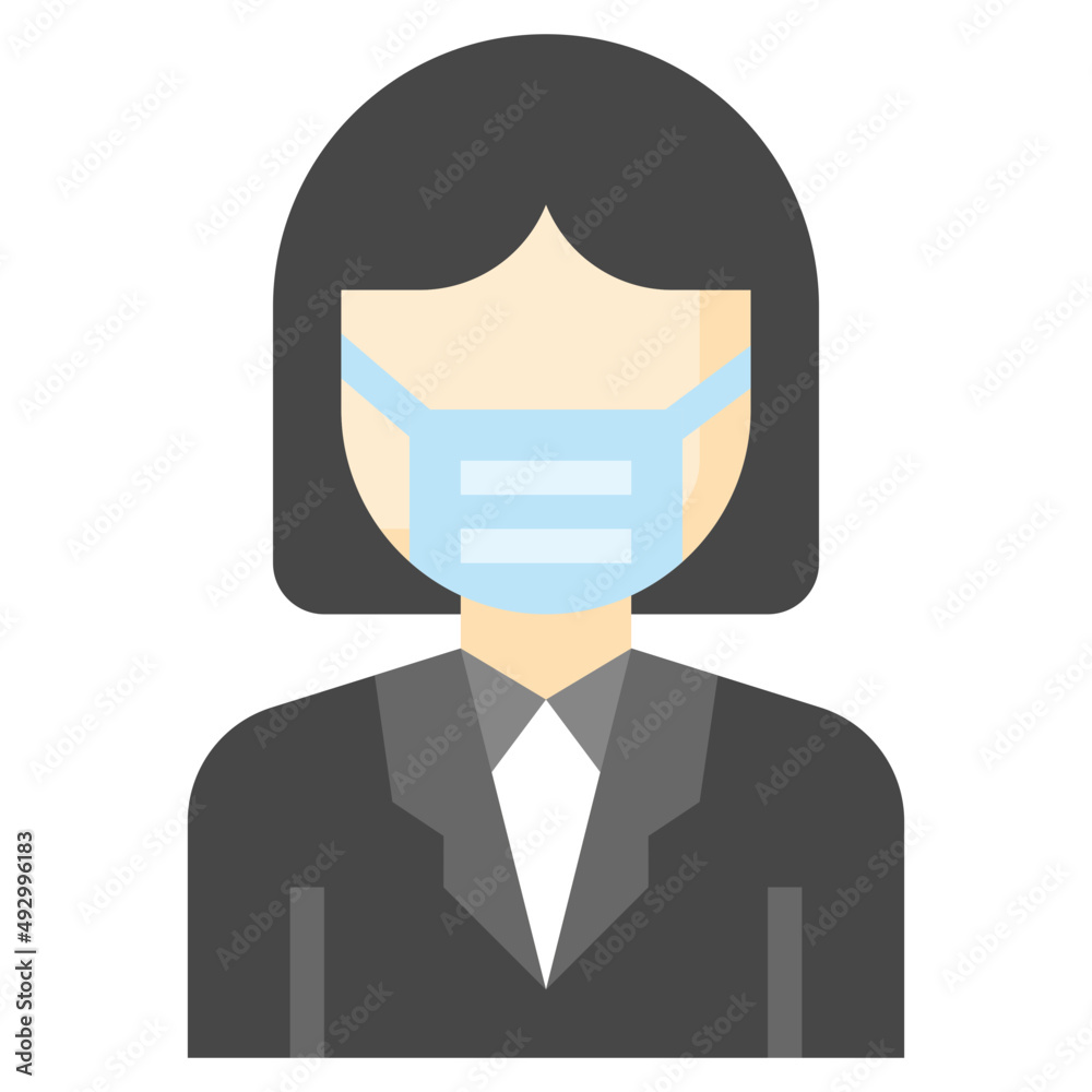 BUSINESSWOMAN flat icon,linear,outline,graphic,illustration BUSINESSWOMAN flat icon,linear,outline,graphic,illustration