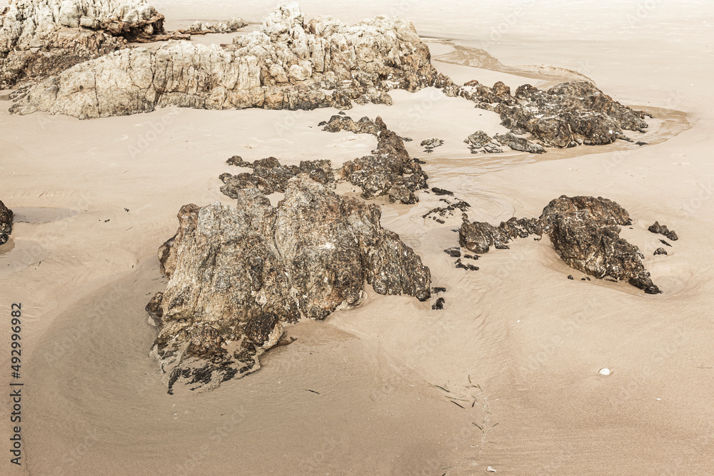 Obraz premium Steine im Sand