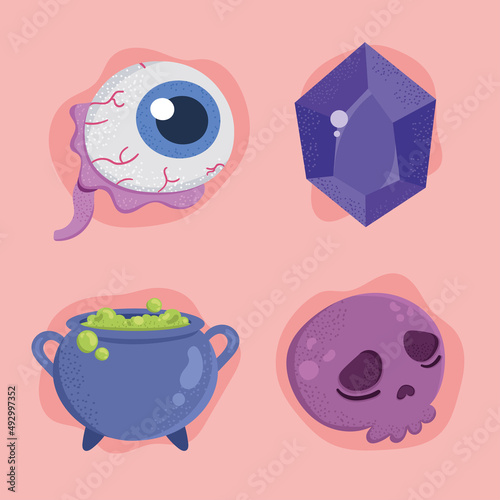 magical occult four icons