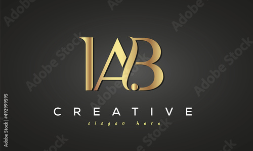 IAB creative luxury logo design photo