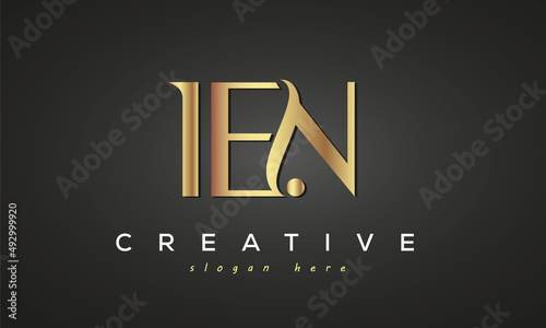 IEN creative luxury logo design