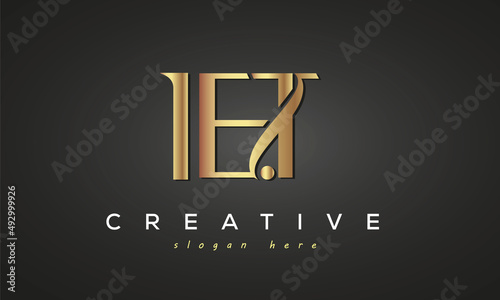 IET creative luxury logo design photo