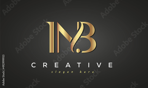 INB creative luxury logo design photo