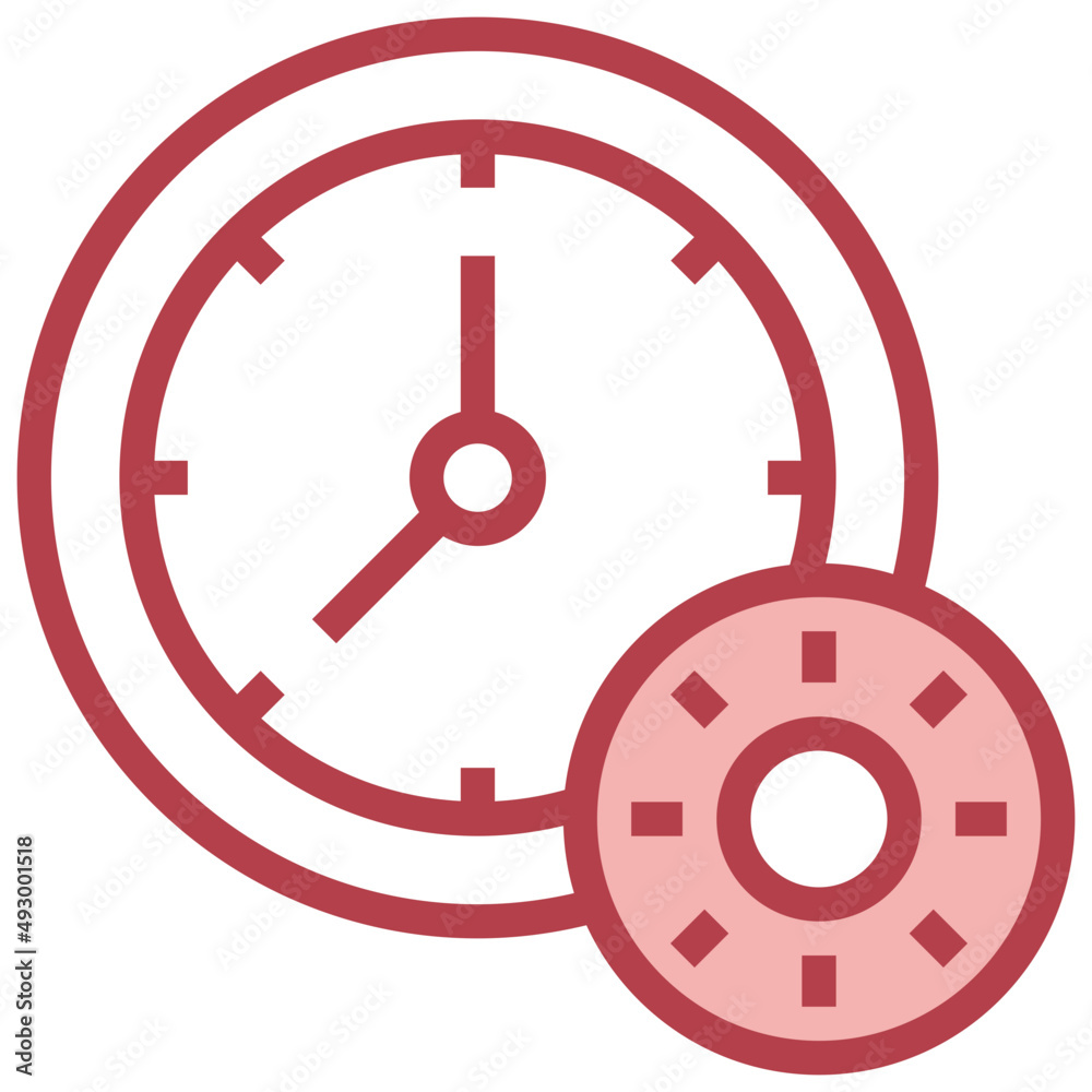 MORNING red line icon,linear,outline,graphic,illustration MORNING red line icon,linear,outline,graphic,illustration