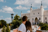 Hugging couple in Lublin