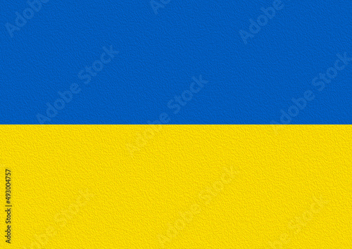 the colors of the flag of Ukraine on a textured background. illustration