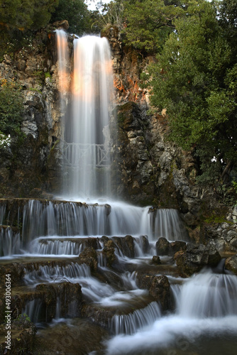 Waterfall in Genoa. Italy