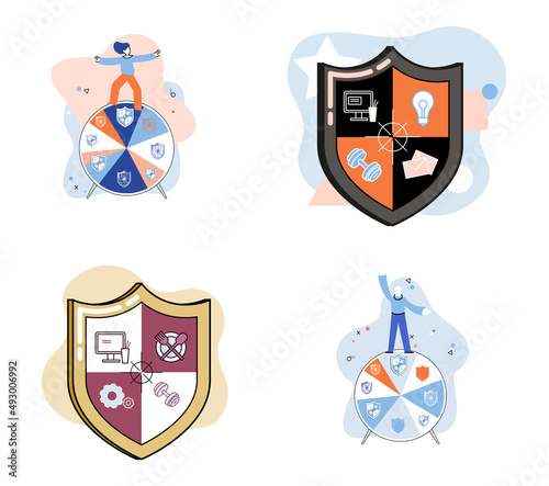 Confidence concept. Person has private conversation metaphor. Confidential communication. Trust property, reassuring partnerships, conviction. Protection of intellectual property. Confidential data