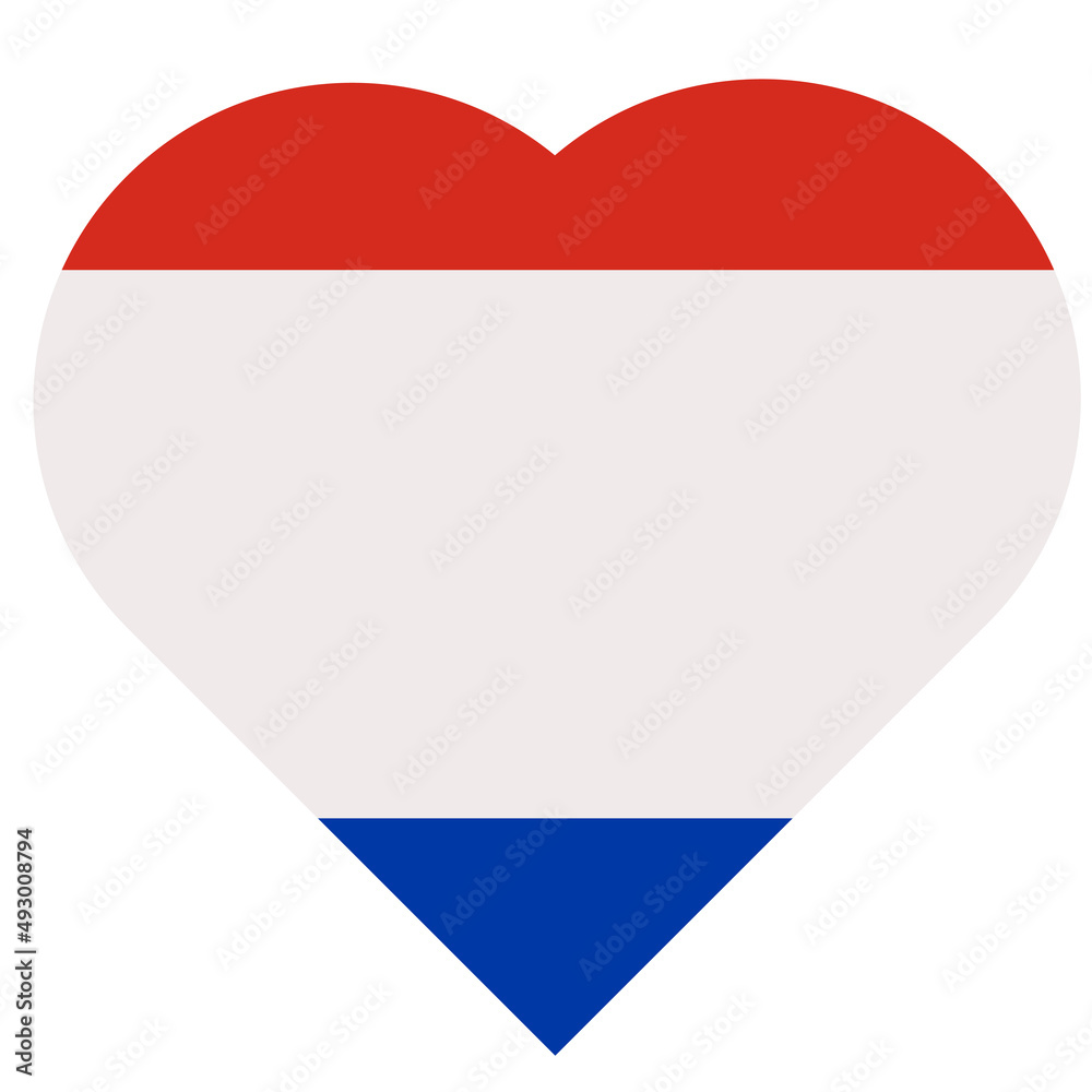 Heart-shaped icon with russia flag.No war. Save Ukraine. Vector illustration
