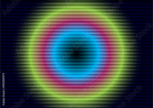 Abstract circle light background