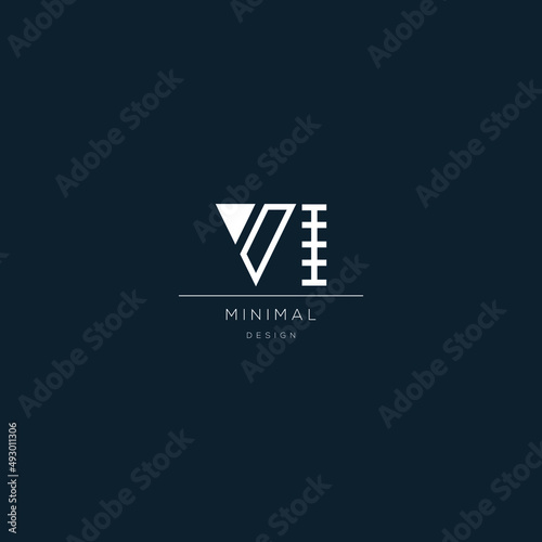 Business corporate letter logo design template.