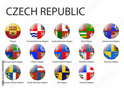 all Flags of regions of Czech Republic © magr80