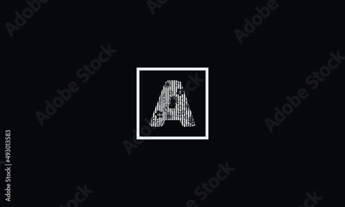 Alphabet letter icon logo A.