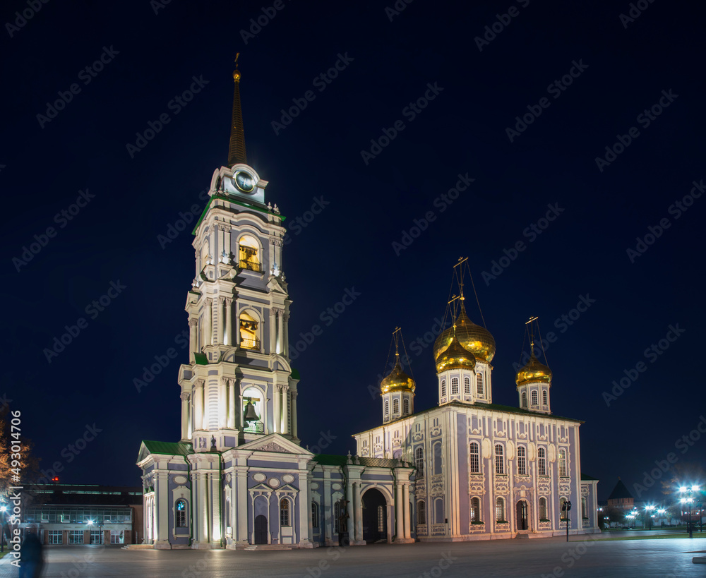 Assumption cathedral at kremlin in Tula. Russia