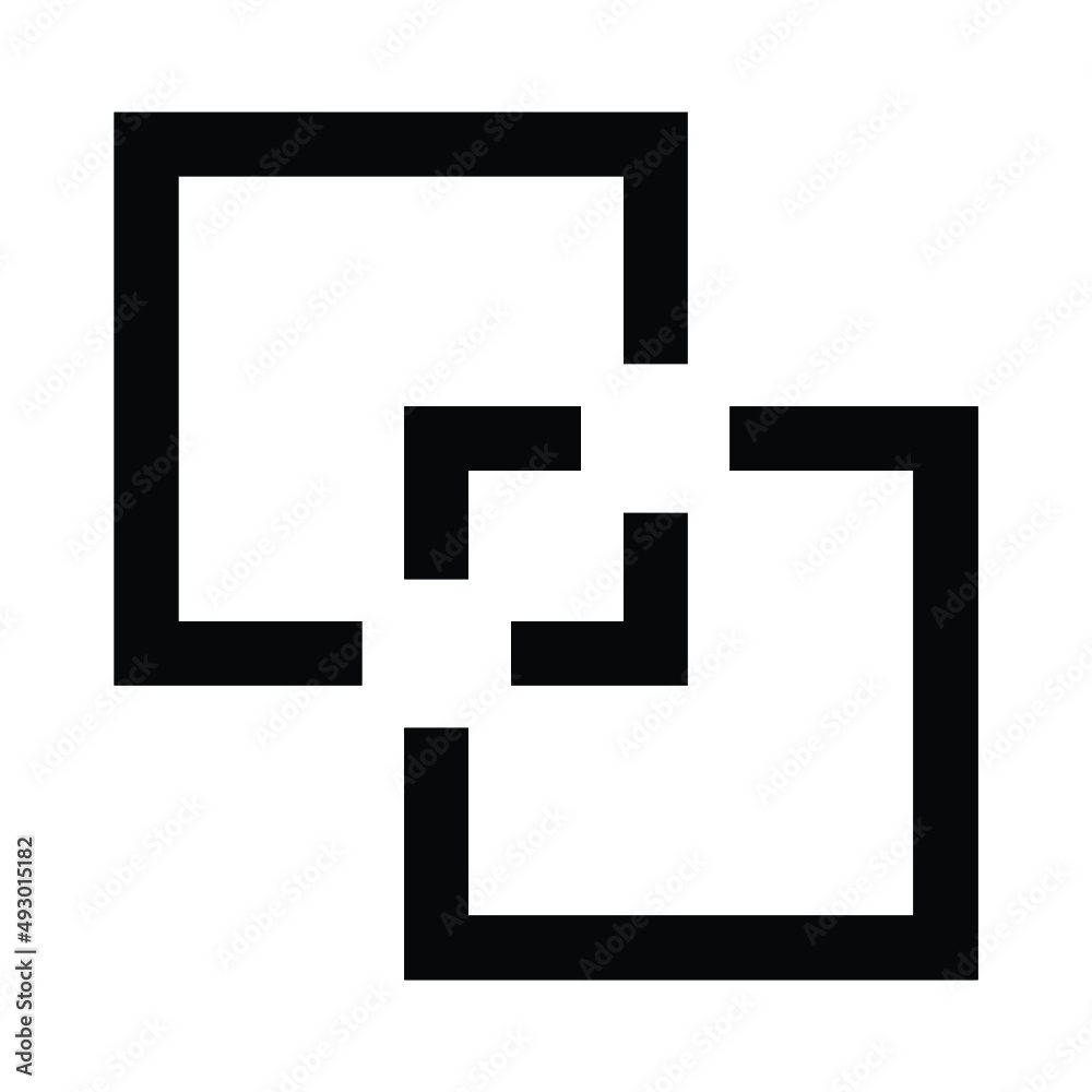 screen, alignment and square bonding icon design screen, alignment and square bonding icon design