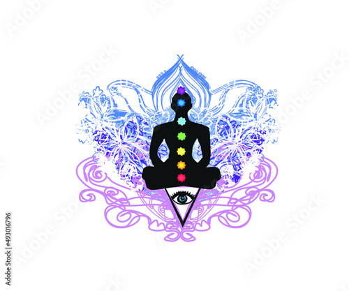 Man with third eye, psychic supernatural senses