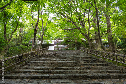 stairs in Japanese temple