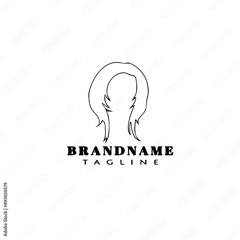 hair style logo icon design vector illustration hair style logo icon design vector illustration