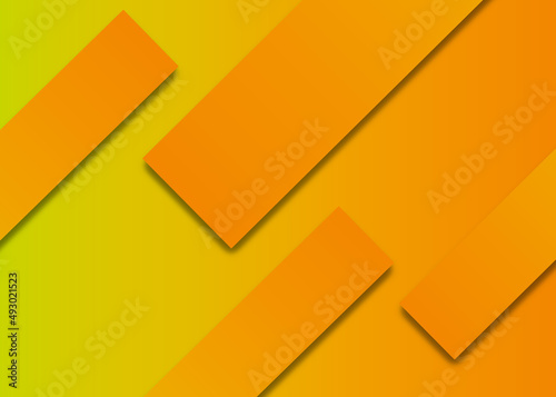 square abstract with yelliow gradient background