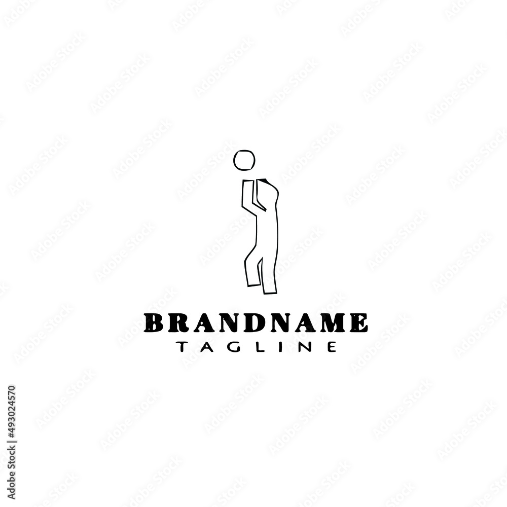 goalkeeper logo cartoon icon vector illustration goalkeeper logo cartoon icon vector illustration