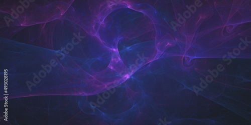 3D rendering abstract multicolor fractal background