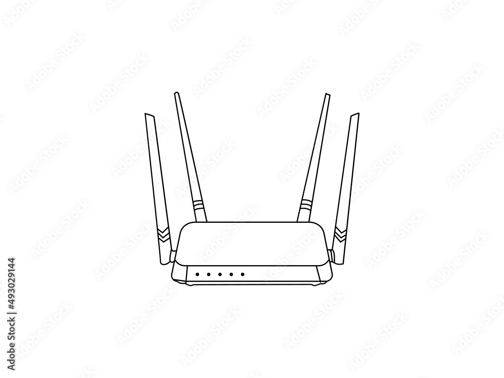 Wifi router icon in flat style Design. Broadband vector illustration on white business isolated. Internet connection business concept. professional illustration. Creative Vector art Design. Best vecto Wifi router icon in flat style Design. Broadband vector illustration on white business isolated. Internet connection business concept. professional illustration. Creative Vector art Design. Best vecto