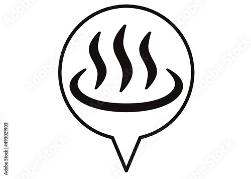 温泉, 湯, お風呂, お湯, 温泉マーク, 天然温泉, 露天温泉, 露天風呂, 入浴施設, ピクト, ピクトグラム, マーク, 温泉記号, デザイン, シンボル, アイコン, シンプル, 記号, 素材, 地図記号, 風呂, 入浴, 標識, 湯気