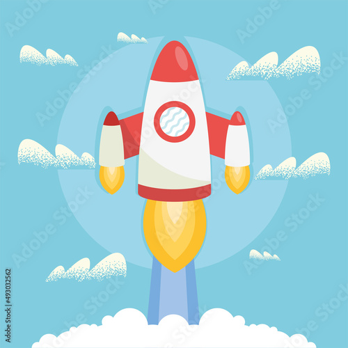 rocket launcher in the sky