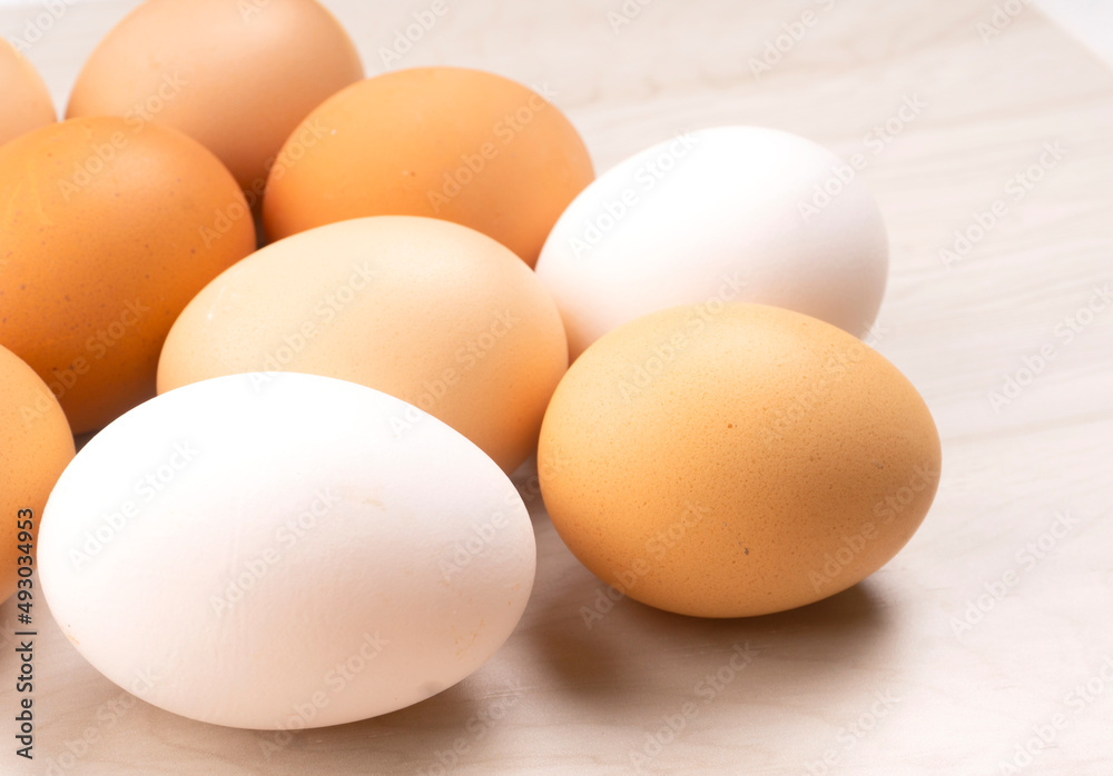 Organic chicken eggs on the table. Eggs are good for everyone and health. Farm products, natural eggs. Organic chicken eggs on the table. Eggs are good for everyone and health. Farm products, natural eggs.