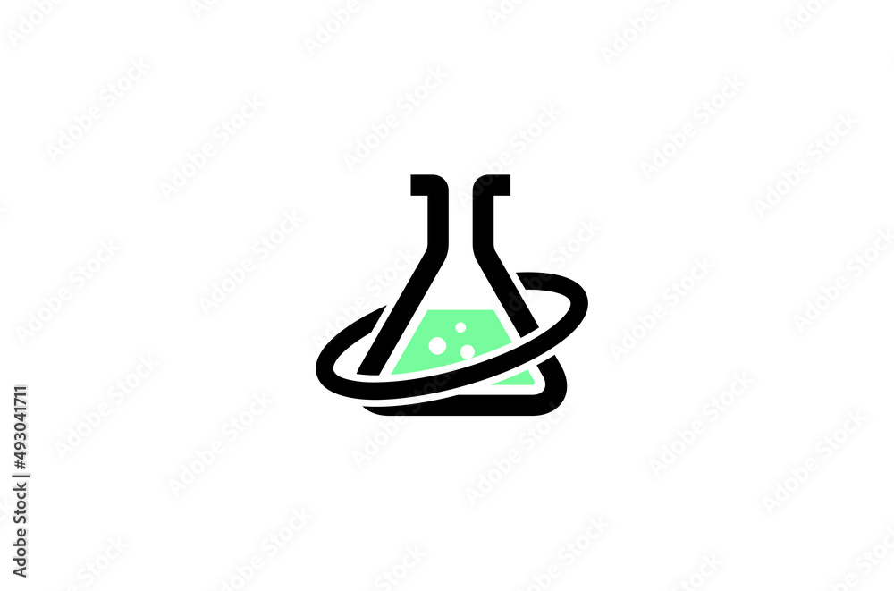 creative beaker glass logo vector design icon symbol illustration creative beaker glass logo vector design icon symbol illustration