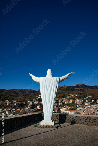 Statua del Cristo, Santu Lussurgiu, provincia di Oristano, Sardegna photo