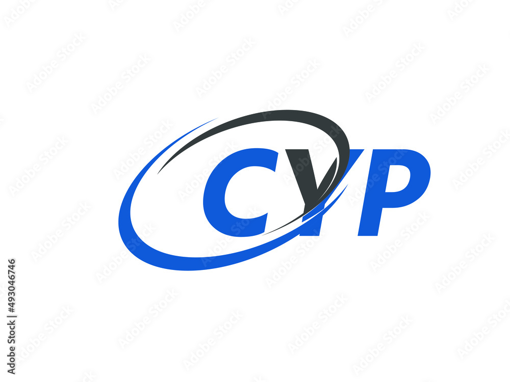 CYP letter creative modern elegant swoosh logo design CYP letter creative modern elegant swoosh logo design