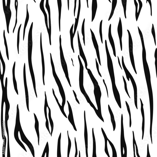 black and white tiger stripes pattern. animal print. animal stripped. animal stripes. tiger pattern. animal pattern. good for dress, background, fabric, wallpaper, textile, fashion.