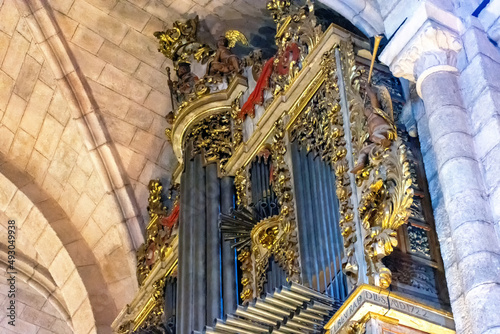 Organo de la Catedral de Mondoñedo, España photo