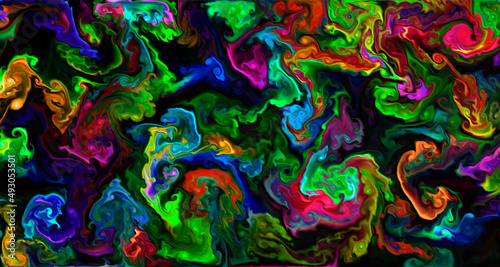 abstract colorful background with bubbles