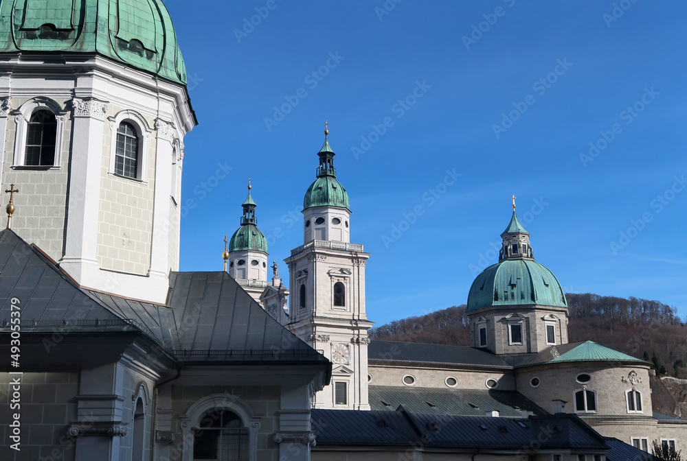Die Kirchtürme der Stadt Salzburg - steeples of the City of Salzburg, Austria