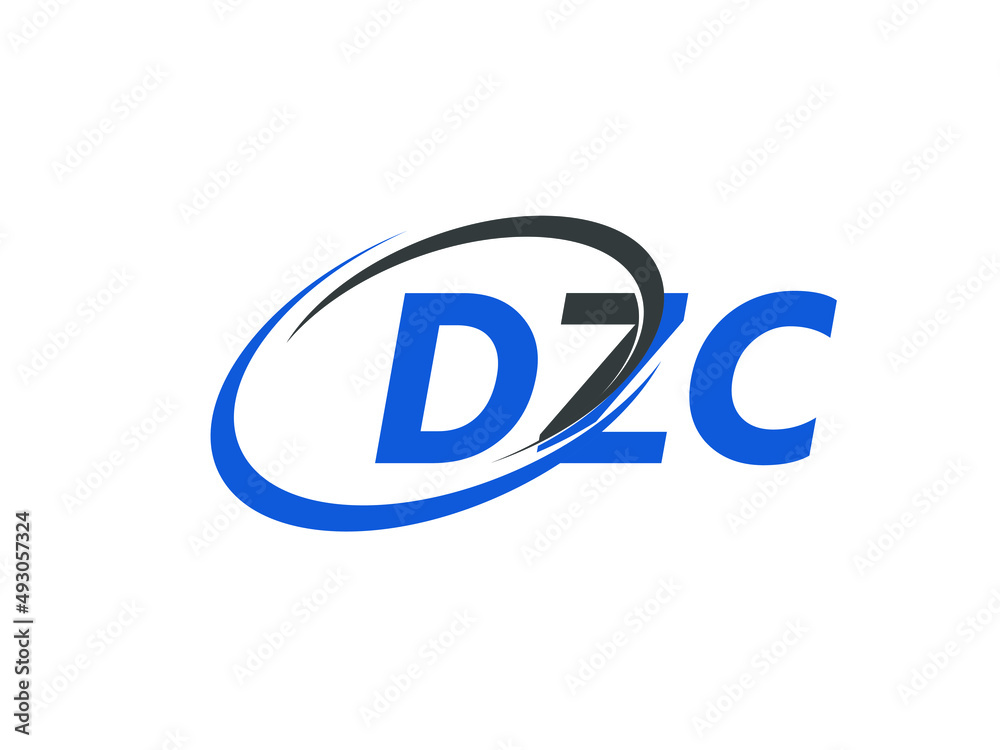 DZC letter creative modern elegant swoosh logo design DZC letter creative modern elegant swoosh logo design